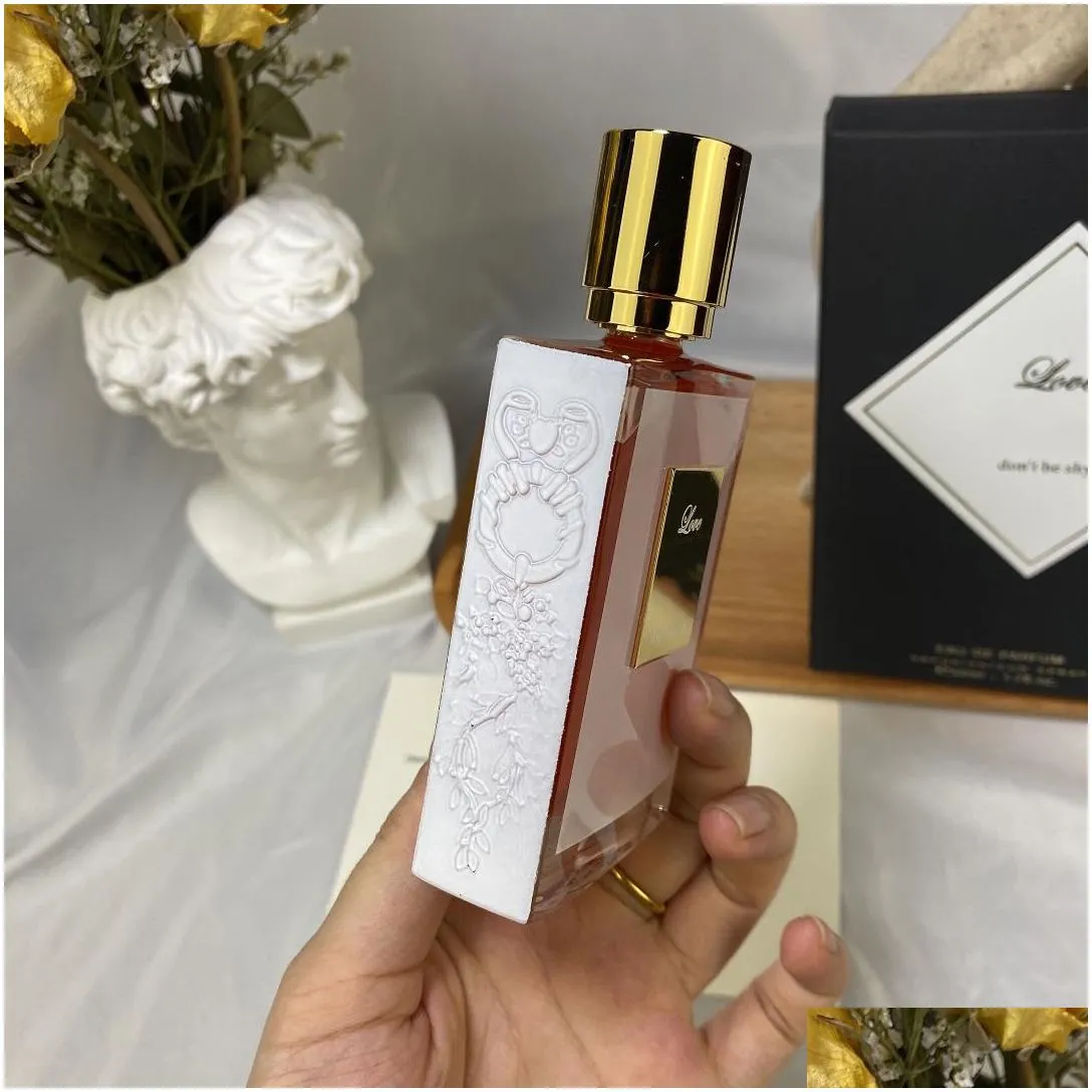 Luxury Kilian Perfume 50ml Love Don`t Be Shy Avec Moi Good Girl Gone Gad Women Men Spray Parfum Long Lasting Time Smell High Fragrance