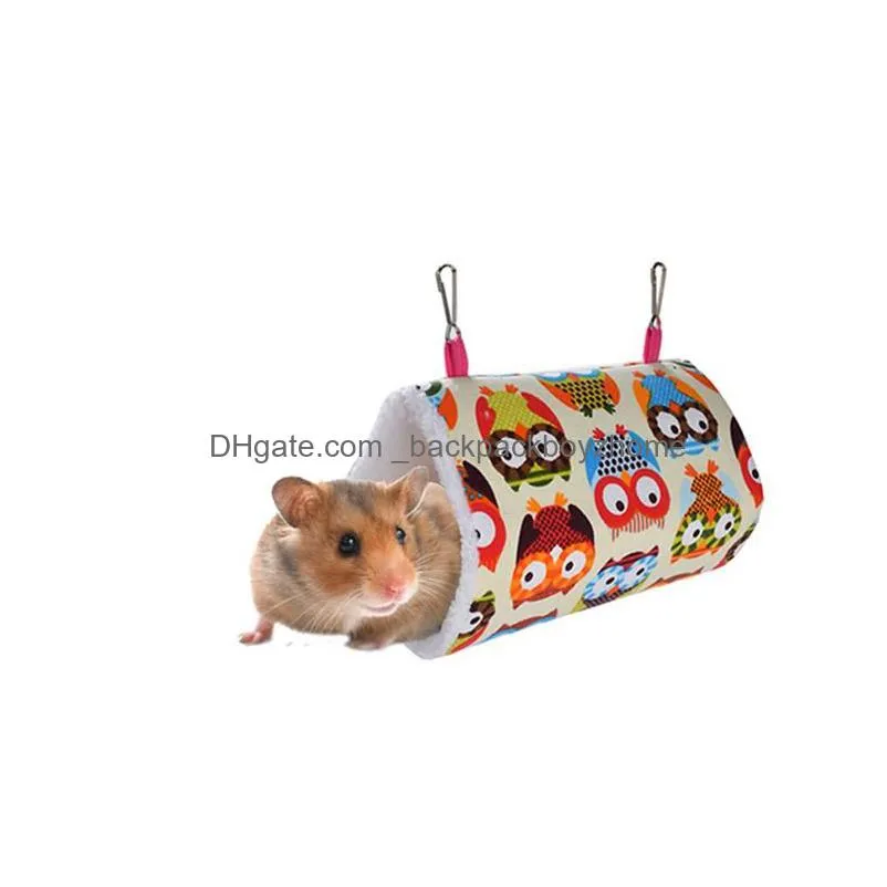 hamster hammock squirrel rat swing nest cages pet hanging cage hamster house hedgehog soft warm tunnel cavia guinea pig bed