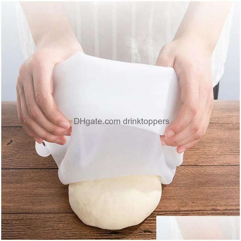 pastry blenders cooking pastry tools soft silicone preservation kneading dough flour-mixing bag kitchen gadget accessories wholesale