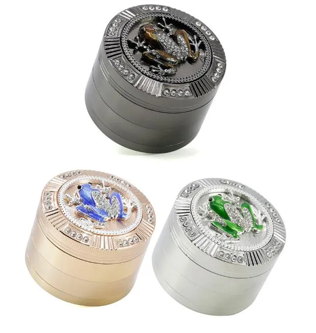 4 layers diameter 63mm herb grinder tobacco crusher smoking accessories smoke accessroy various series color randomly send cnc teeth colorful tools