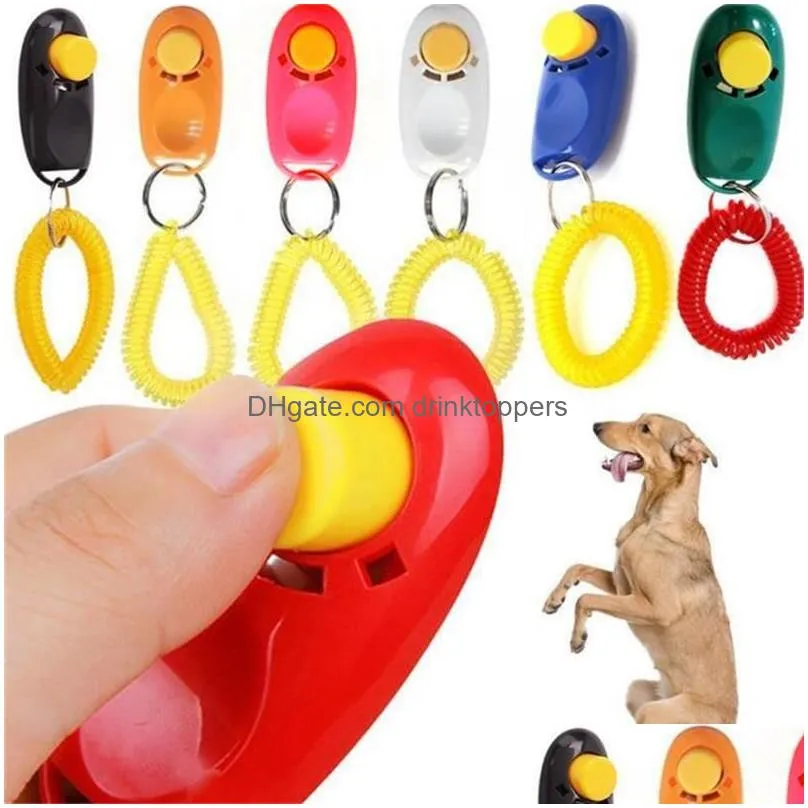 pet dog cat training whistle trainer pets dog cat pet clicker portable training guide clicker pet dog supplies