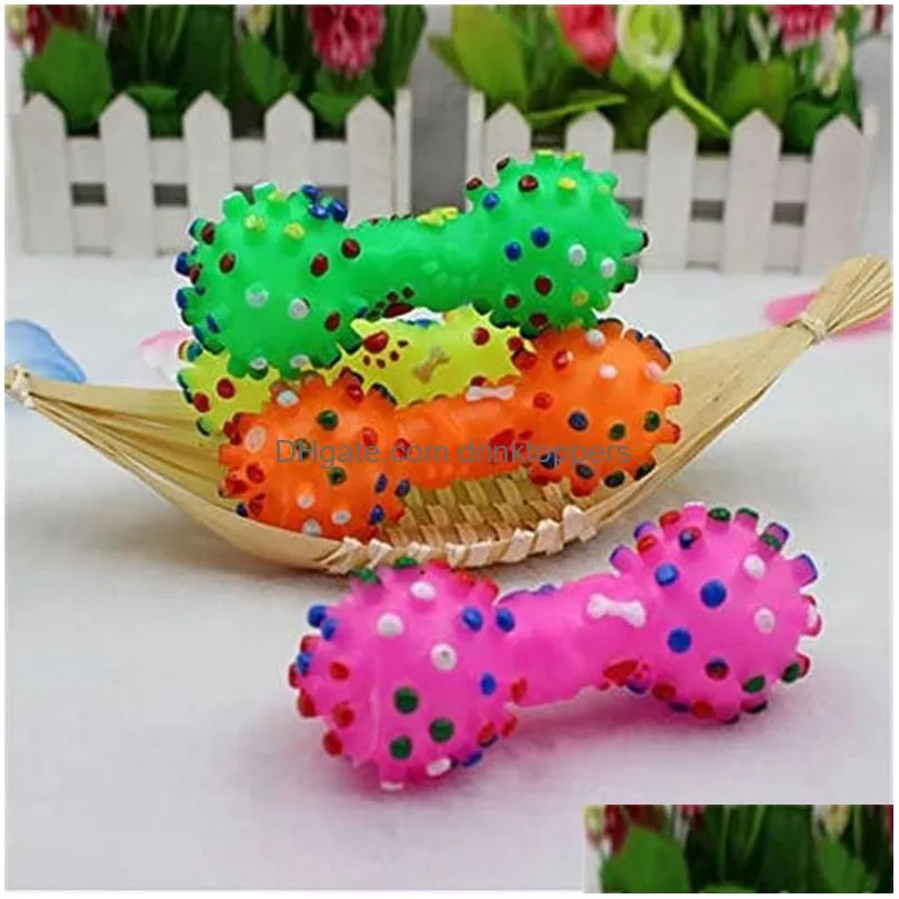 pet cat puppy dog toy sound dot squeak toys rubber funny chewing toy for dogs cats glue chewing toys pet supplies
