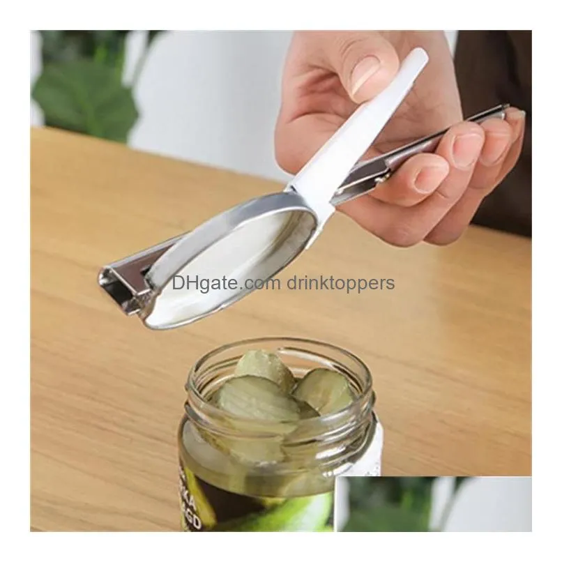 fashion adjustable stainless steel beer bottle opener multifunction manual can opener for canned milk kitchen tool