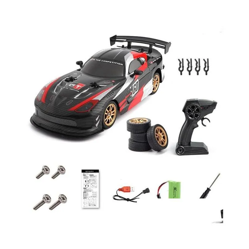 A3 RC Car for Adult Super GT Sport Racing Drift Cars Boy Kid Toy 1-16 4WD Electric Remote Control Ca with Extra Drift Tires Christmas Birthday Cool Gift for