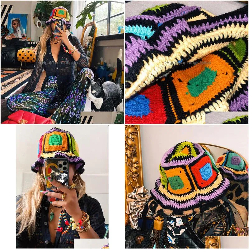 Handmade Hooked Stingy Brim Crochet Bucket Hat Etsy For