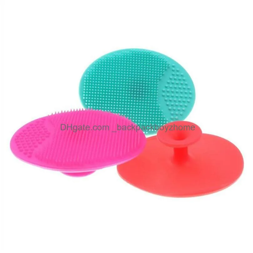 massage wash pad face cleansing brush tool face exfoliating blackhead clean silicone brush cleaning face brushes