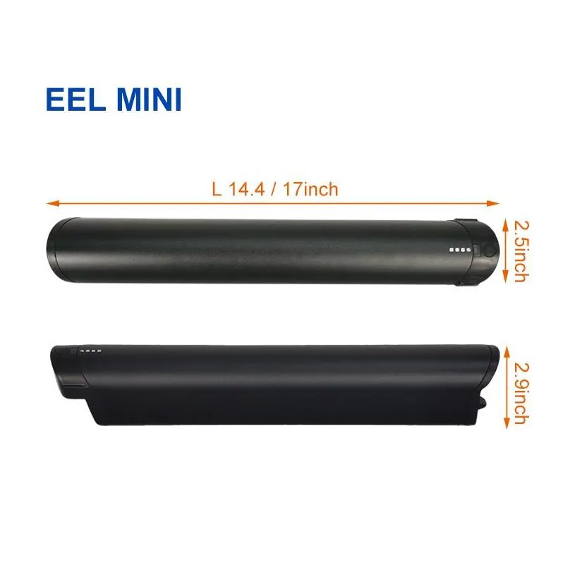 reention eel pro battery 36v 10.4ah 11.6ah 13ah 13.6ah 14.5ah 17ah inner batteria for rear rack battries 350w 250w with 