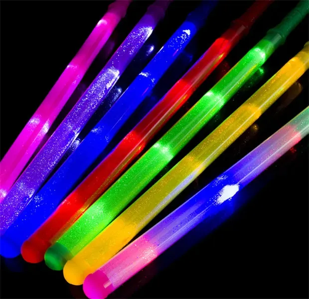 Party Decoration 48CM Glow Stick Led Rave Concert Lights Accessories Neon Sticks Toys In The Dark Cheer JL1229