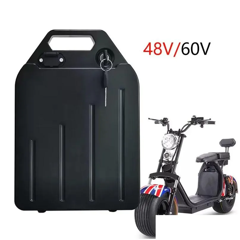 18650 rechargeable 60v 20ah 25ah 30ah lithium battery for two wheel foldable citycoco x7 x8 x9 fat tire scooter bicycle removable batteries with 3a