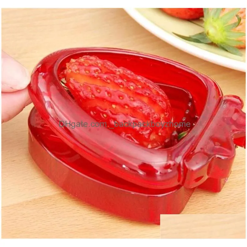 creative strawberry slicer fruit vegetable tools carving cake decorative cutter kitchen gadget accessories fruit carving knife cutter