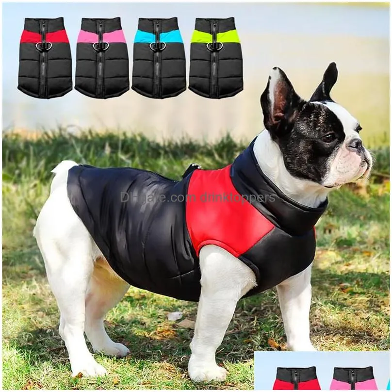 dog apparel for small medium large dogs pug french bulldog winter pet puppy chihuahua coat jacket windproof pet clothes