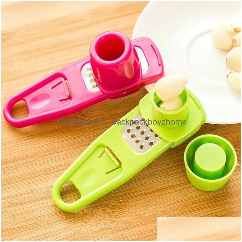 creative grinding garlic presses ginger garlic cutter grinding grater vegetable tools kitchen accessories gadgets cooking tools