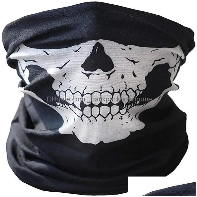 fashion halloween masks festival skull masks skeleton outdoor motorcycle bicycle multifunction neck warmer ghost neckerchief magic