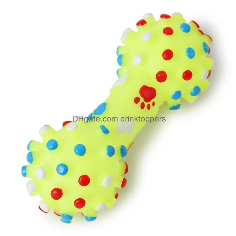 pet cat puppy dog toy sound dot squeak toys rubber funny chewing toy for dogs cats glue chewing toys pet supplies