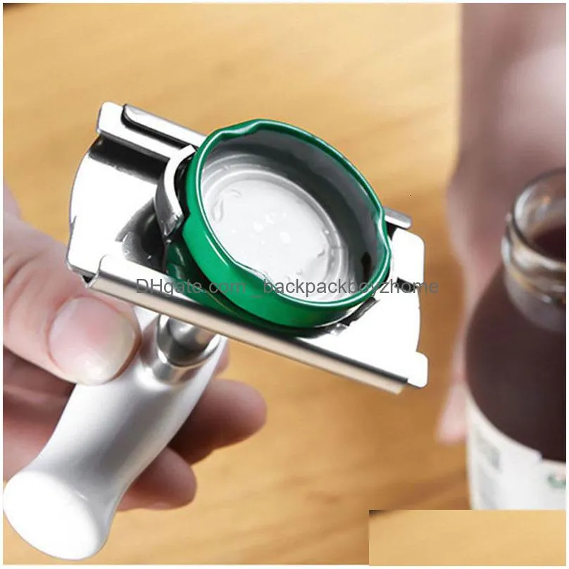 adjustable bottle opener stainless steel manual jar opener whirl the capsule beer bottle easy can opener