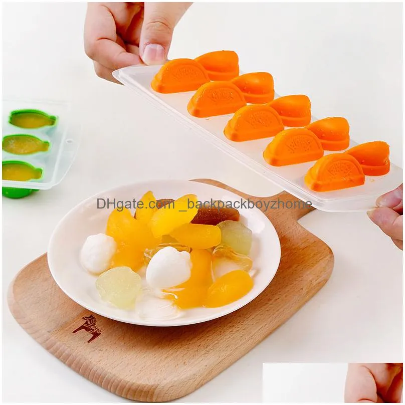 creative ice maker silicone molds safe fruit shape  baking moulds security bake heart banana epoxy resin chocolate mold