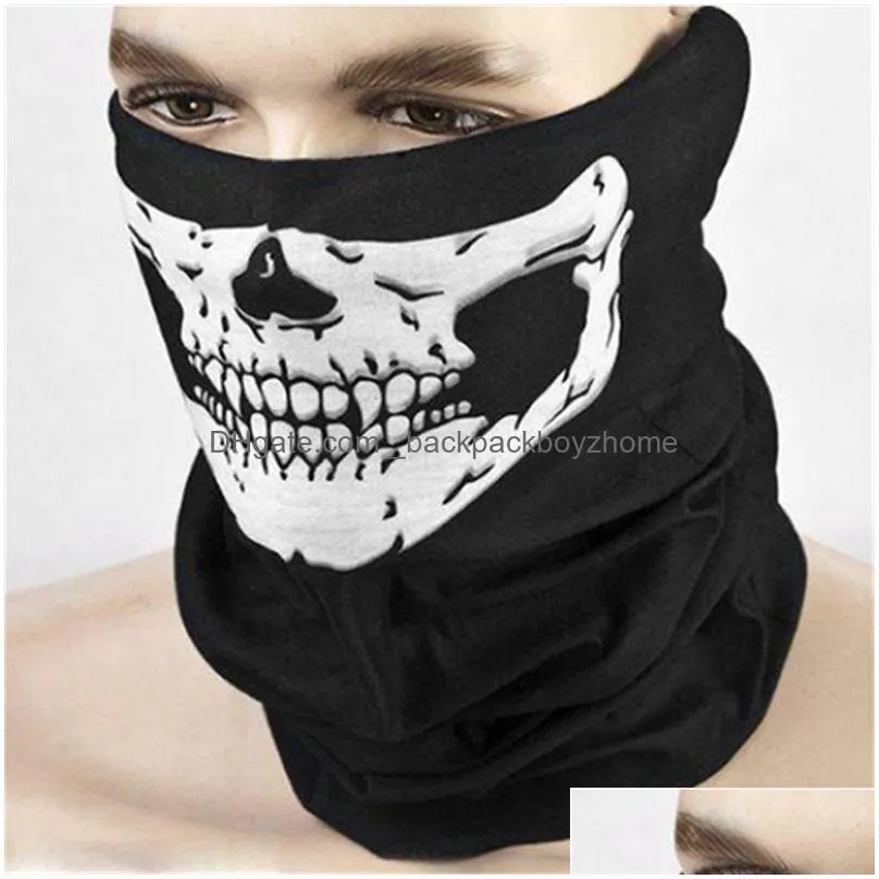 fashion halloween masks festival skull masks skeleton outdoor motorcycle bicycle multifunction neck warmer ghost neckerchief magic