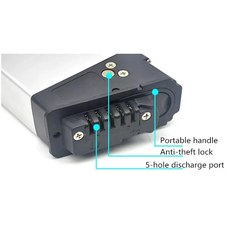 52v 10.5ah e-bike battery for folding electric bicycle lithium li-ion hidden batteries pack 250w-750w motor