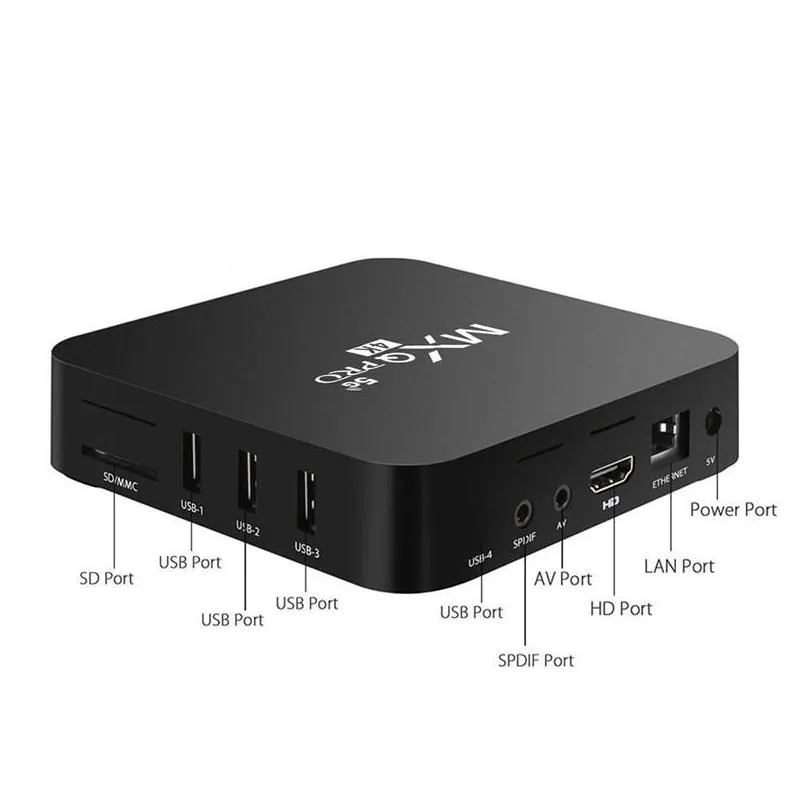  mx2 mxq pro rk3229 1gb 8gb/2gb 16gb quad core android 9.0 tv box with 2.4g 5g wifi 4k media player