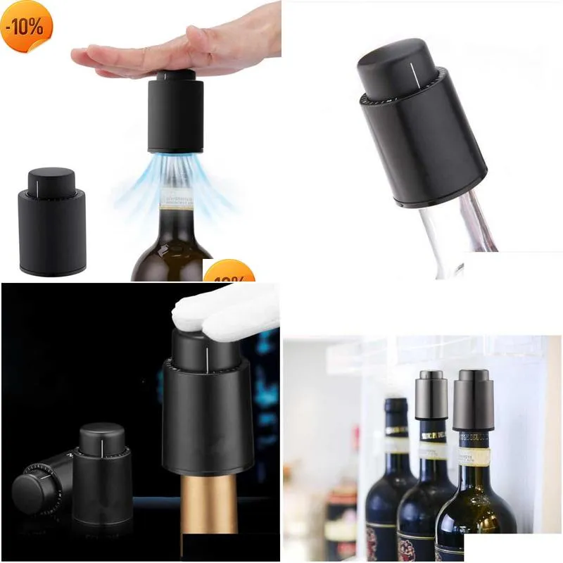 New New Wine Corkscrew Stopper Vacuum Wine Electric Circle Joy Wine Corks Metal Electric Corkscrew Kitchen Accessories