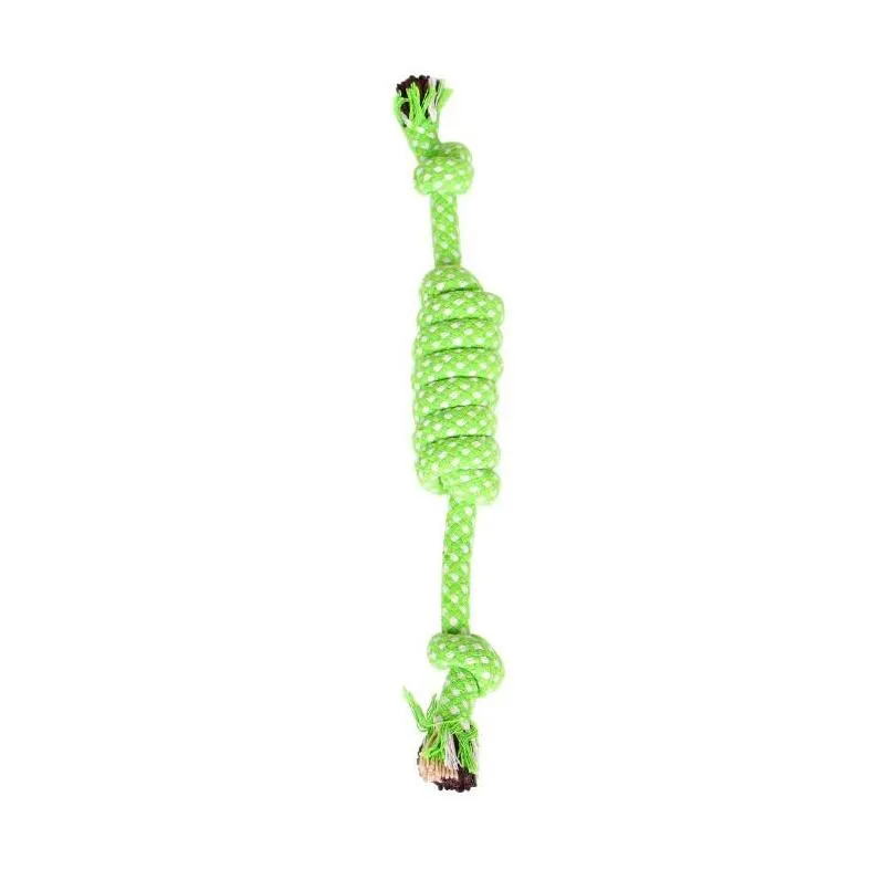 dog toys chews pet toy cotton braided assorted rope chew durable knot puppy teething playing for dogs puppies drop delivery otcd4