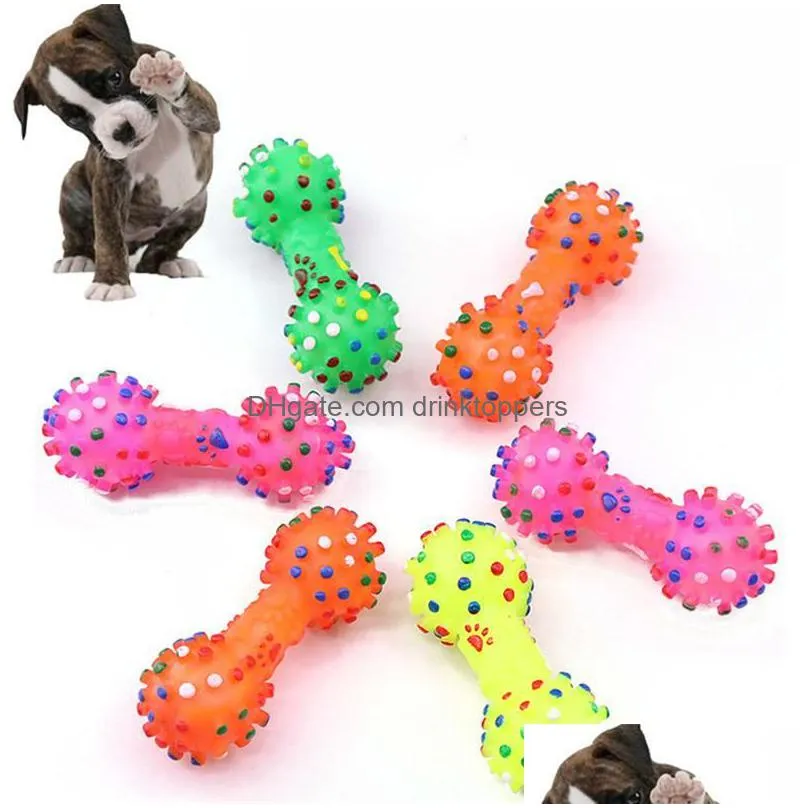 pet cat puppy dog toy sound dot squeak toys rubber funny chewing toy for dogs cats glue chewing toys pet supplies