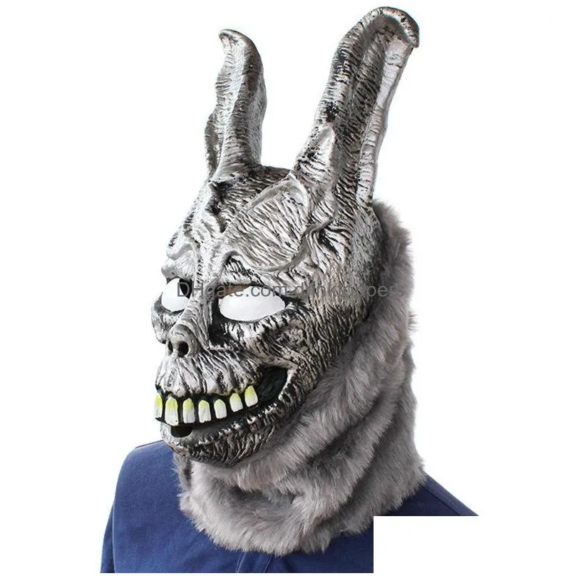 party masks animal cartoon rabbit mask donnie darko frank the bunny costume cosplay halloween party maks supplies 220826