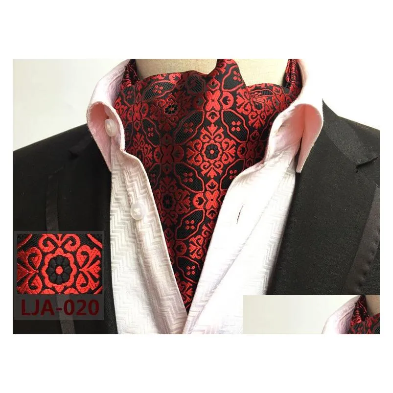 Fashion Retro Paisley Men ties Wedding Formal Cravat British Style Gentleman Silk Suit Scarves Business Nectie