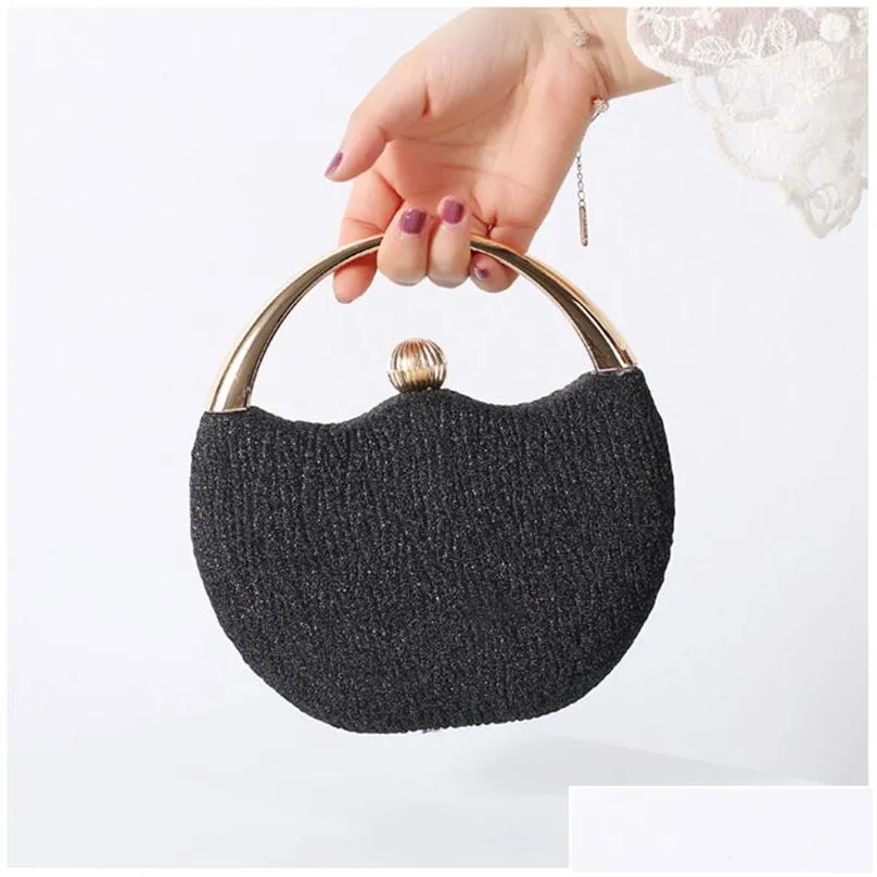 Women`s Wedding Clutch Evening Bag Small Female Handbag Luxury Wedding Bridal Purse Chain Party Shoulder Bag