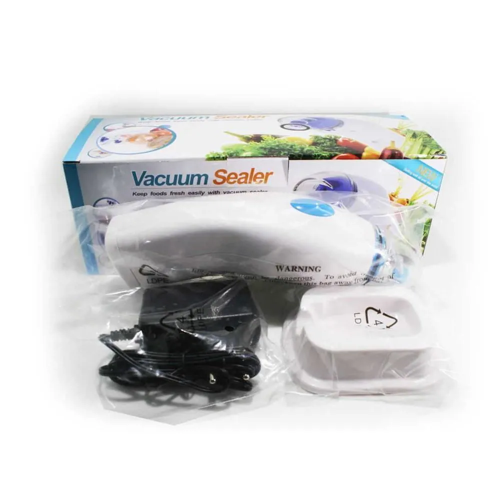  vacuum sealer machine handheld electric vacuum pump home kitchen vacuum machine gift 5pcs vacuum bag