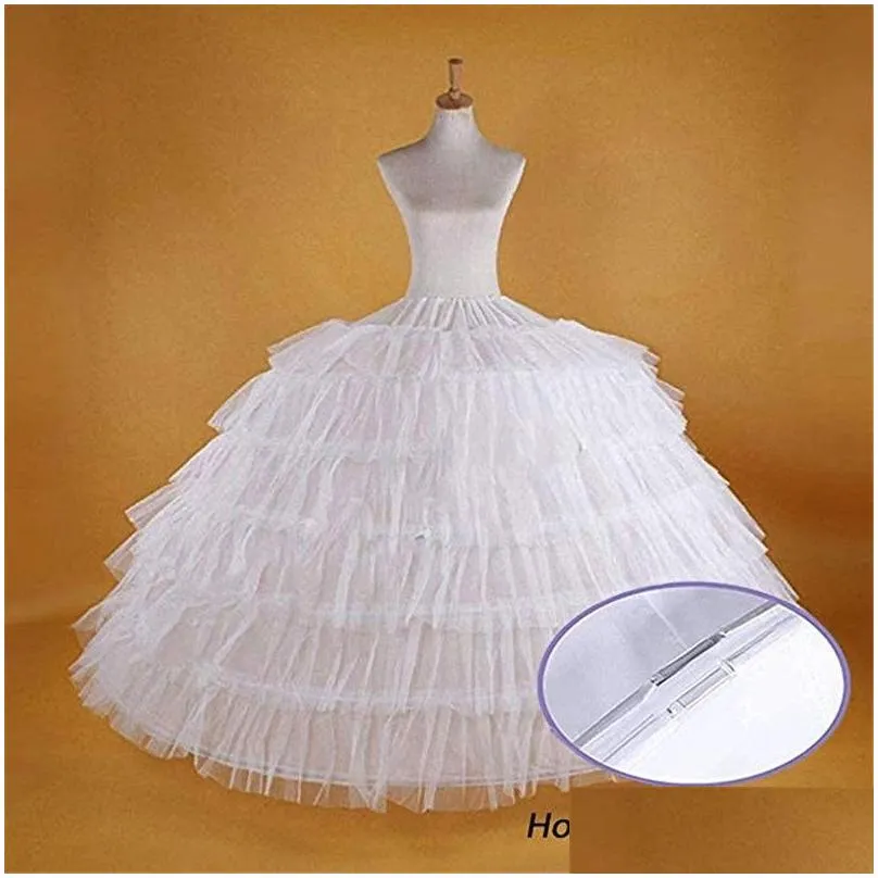 Wedding Petticoat Underskirt With 3 Hoops - A-Line Crinoline For Bridal  Dress Shaping (White, Fits UK 6-16) Wedding Dress Slip