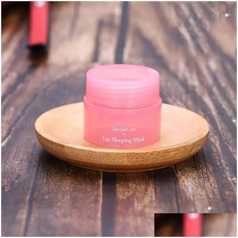 Korea  Special Care Lip Sleeping Mask lip balm Lipstick Moisturizing Anti-Aging Anti-Wrinkle LZ Brand cosmetic