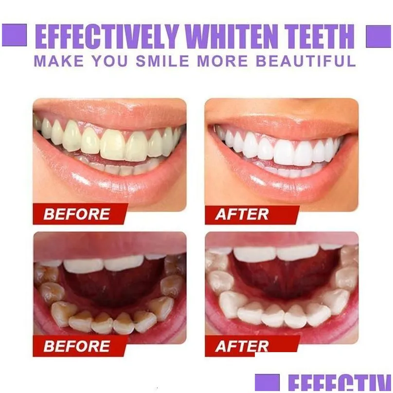 Toothpaste Whitening Tooth Freshen Breath Remove Smoke Stains Oral Hygiene Clean Effectively Removal Yellow Teeth Dental Care