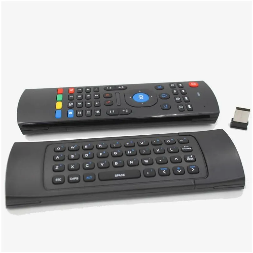 mini wireless keyboard 2.4ghz flying air mouse mx3a remote control mini keyboard for android box tv stick pc