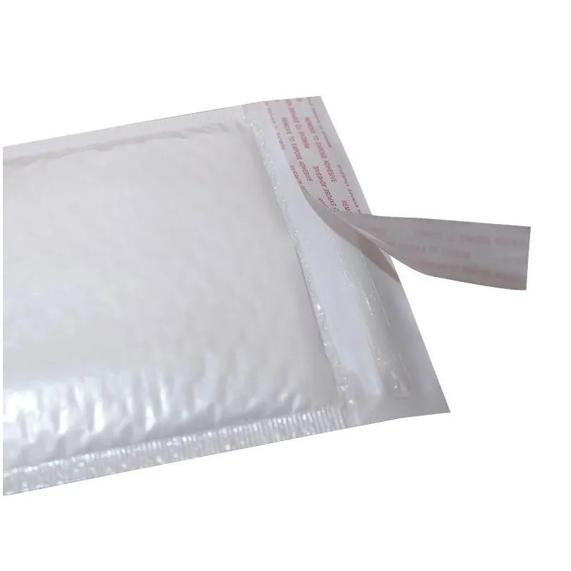 wholesale Packing Bags Pearl film bubble envelope bag white shockproof packaging bag is suitable for mobile phone accessories