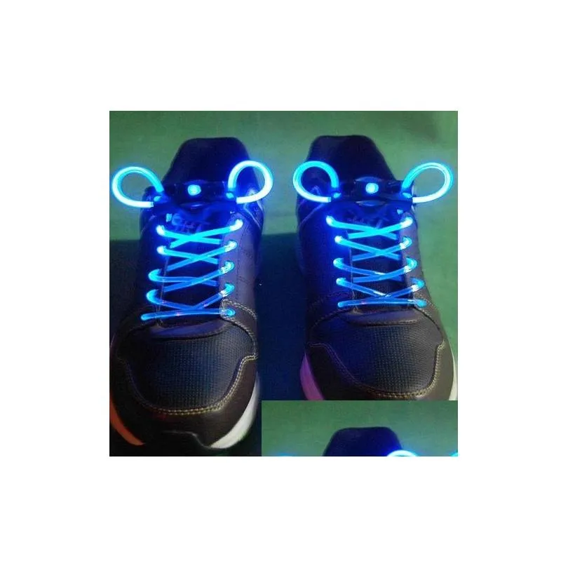 led light up flash glow shoelaces disco strap lamps stick shoestring3662422