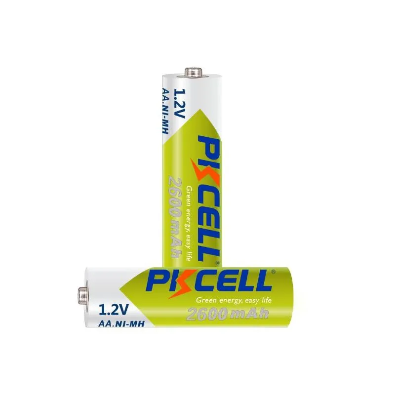 original pkcell 14550 14500 battery 1.2v nimh rechargeable 2600mah batteries recycle chargering 1000 times