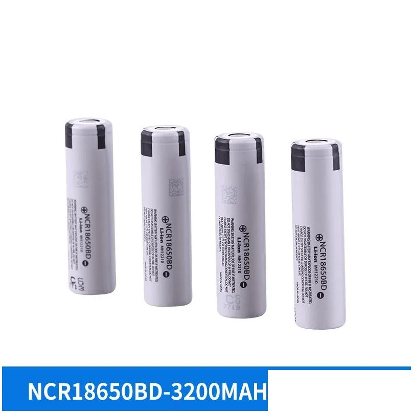 original 3200mah 10a 18650 battery ncr18650bd rechargeable batteries cell