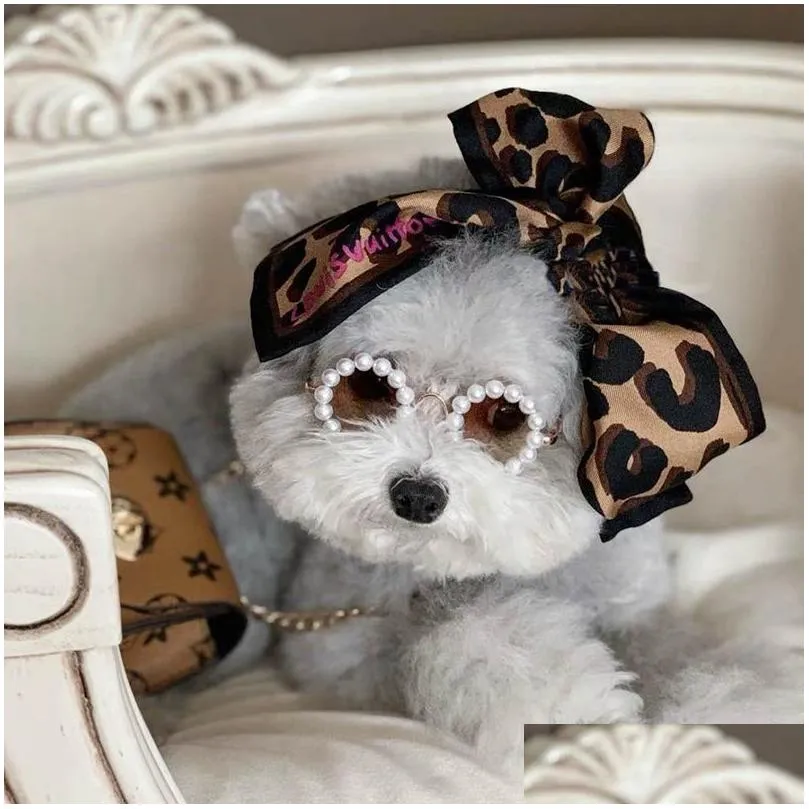 teddy bulldog schnauzer sunglasses outdoor sun glasses dog apparel for pet fashion pearl pets sunglass dogs accessories350m