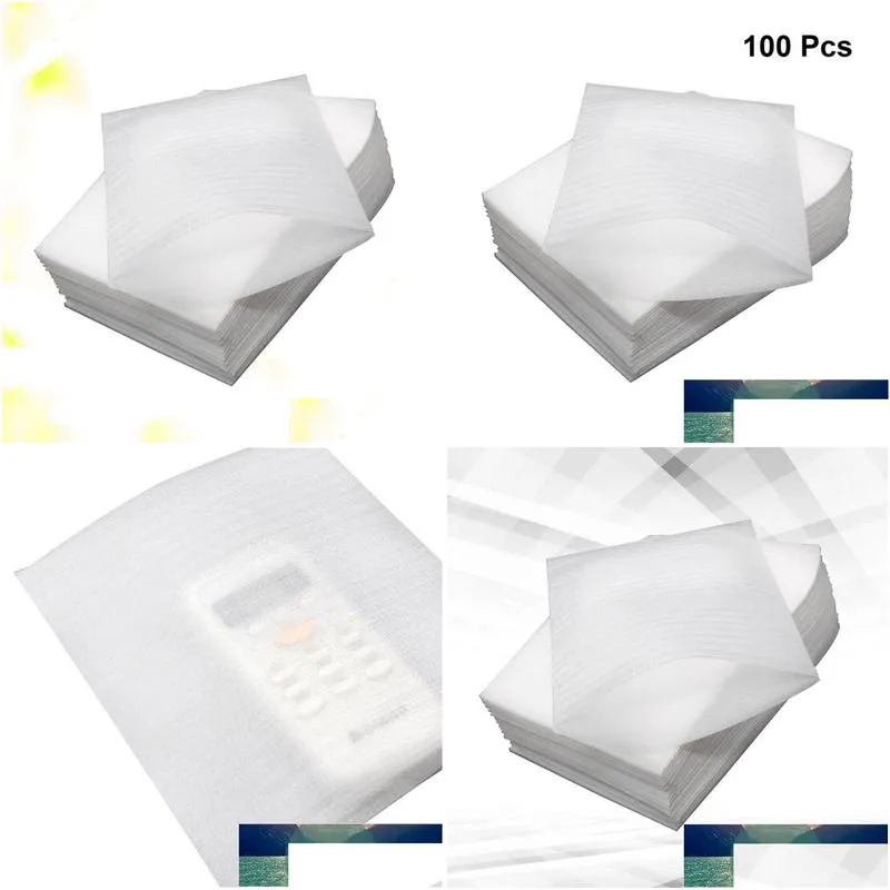 100pcs anti-static cushion foam pouches safely wrap cup dishes shockproof electronic product packing supplies for moving storage