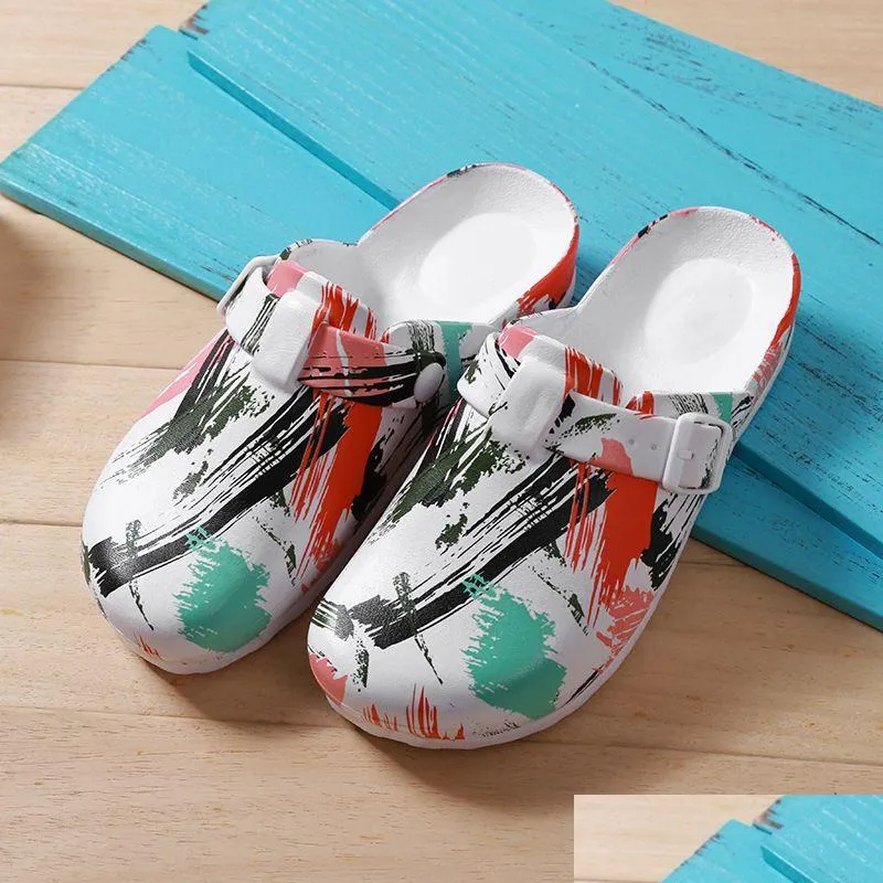 Shoes Surgical Room Slippers Pet Hospital Doctor Nurse Work Slippers Unisex Strap Flat Soft Eva Shoes Nursing Clogs Spa Shoes