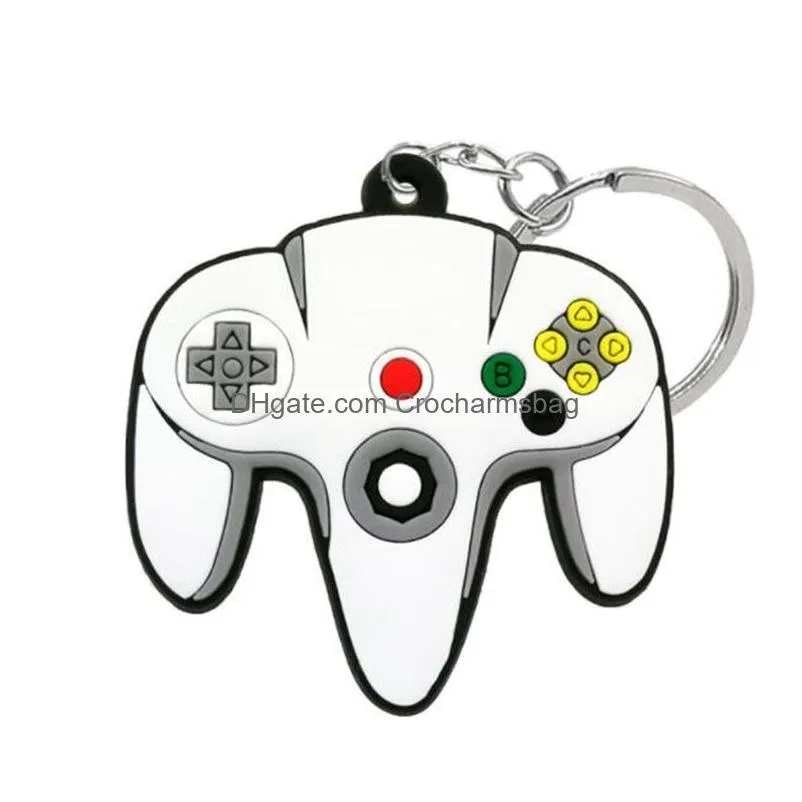 pvc soft rubber game keychain pendant DIY custom logo gift cartoon anime decoriation accessories