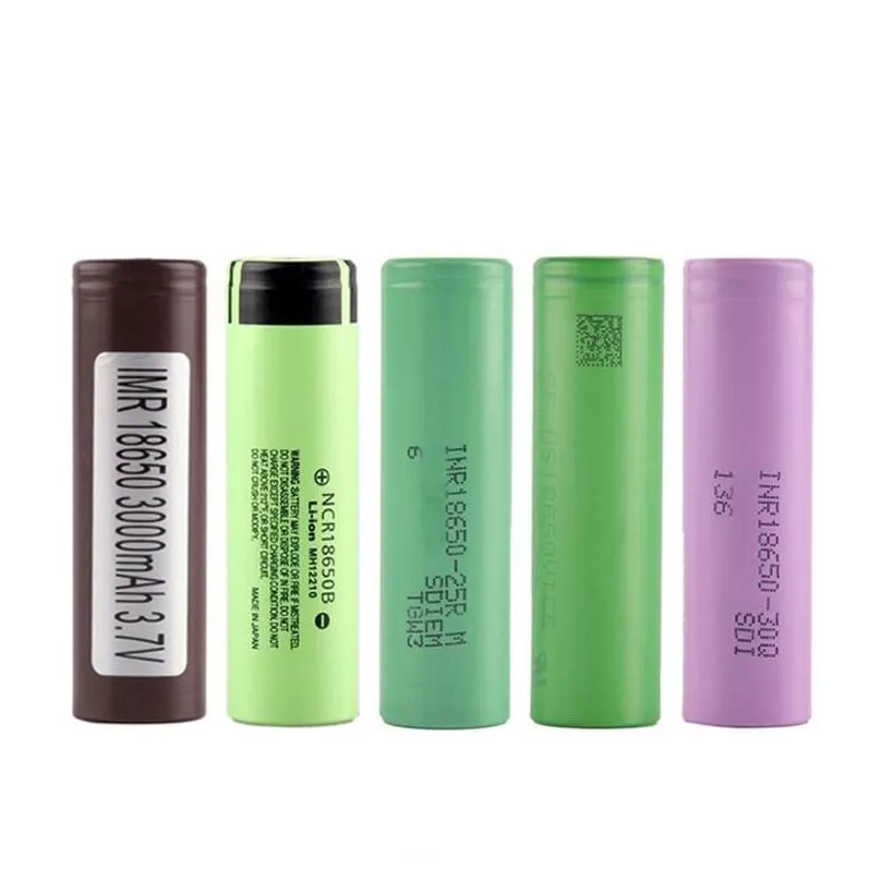 good quality 18650 battery hg2 30q vtc6 3000mah ncr 3400mah 25r 2500mah e cig mod rechargeable li-ion cell