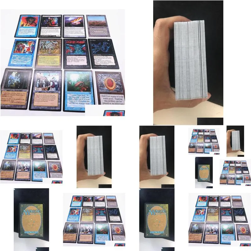 hot sell do the good quality 100pcs/lot magic cards board games by yourself english version tcg playing cards