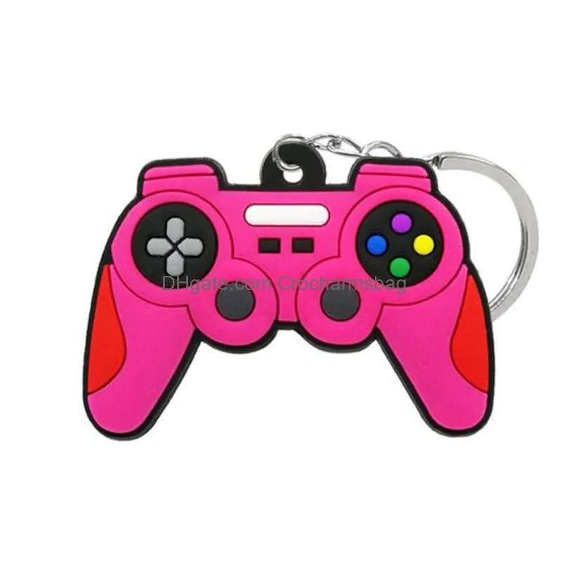 pvc soft rubber game keychain pendant DIY custom logo gift cartoon anime decoriation accessories