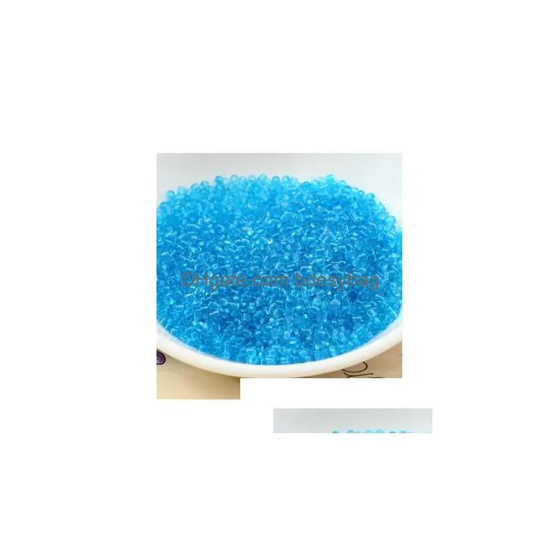 free shipping 1000pcs 2mm czech seed spacer beads transparent beads murano glass beads for jewelry making diy pick 18 colors