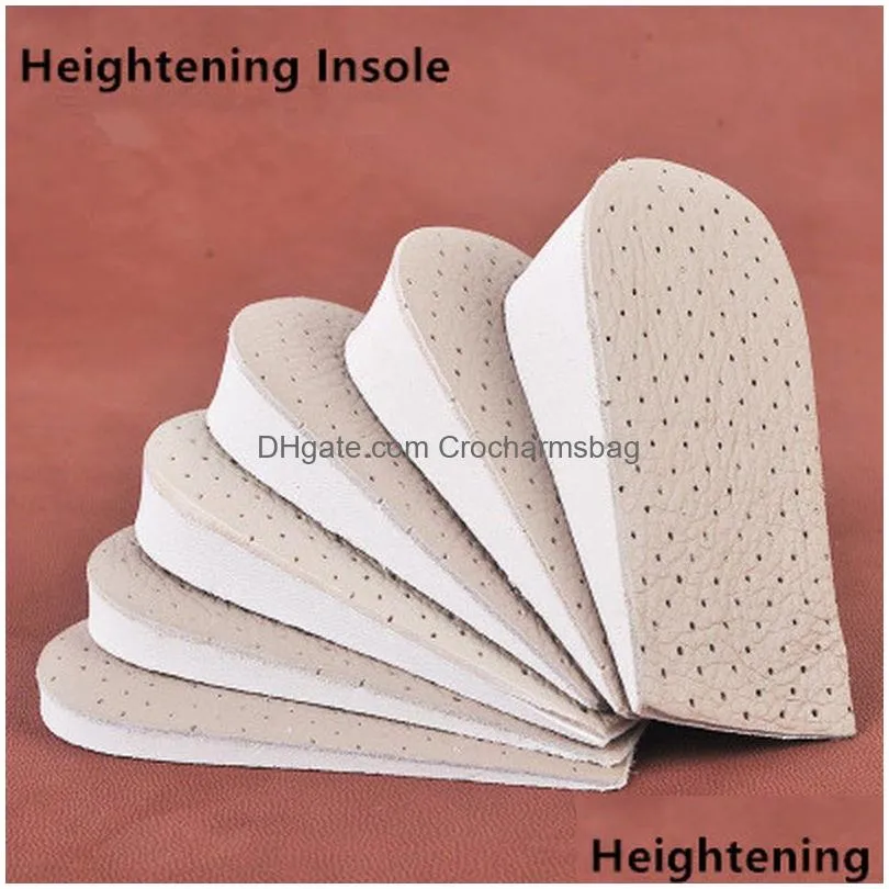 Unisex Invisible Height Increase Insole Cushion Height Lift Cut Shoe Heel Insert Taller Support Absorbant Foot Pad Arch Support