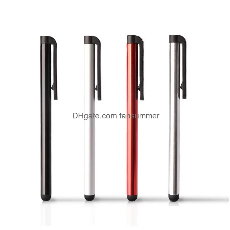 universal soft head touch screen stylus pen for ipad air min for xiaomi iphone tablet durable smart phone touch pencil