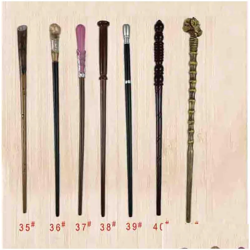 42 styles vintage magic wand party favor with gift box xmas halloween cosplay gifts