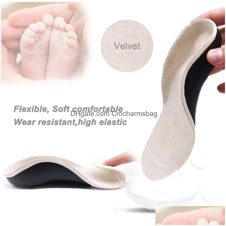 3D Orthotic Insoles flat feet for kids and Children Arch Support insole for X-Legs Orthotic Shoe Heel Pad Inserts